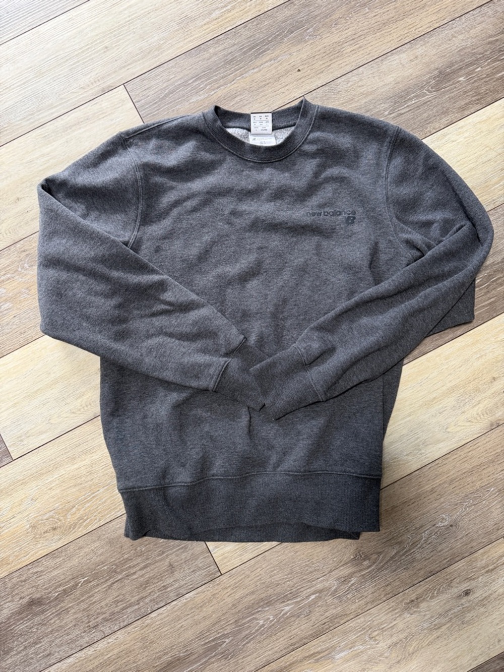 New Balance Men’s Dark Charcoal Crewneck Sweatshirt